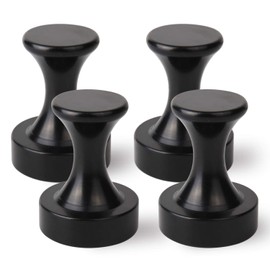 Magreen Magnetic Coat Hook,Strong Heavy Duty Neodymium Magnet Hooks, Super Powerful Stylish Magnetic Hangers for Hanging, Pack of 4