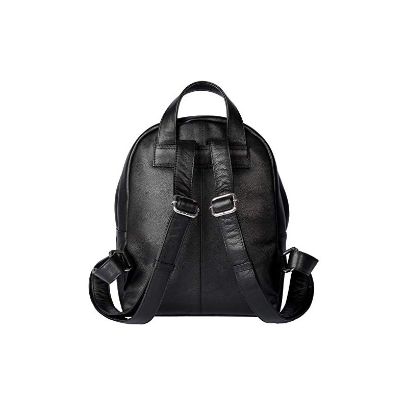 Mala Leather Bella Highland Cow Backpack 7208-33 (Black)