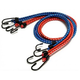 40 inch Bungee Cords with Hooks, 4 Pack Outdoor Heavy Duty Elastic Straps for Securing Tarps, Truck Cargo, Camping Gear, Bike Racks