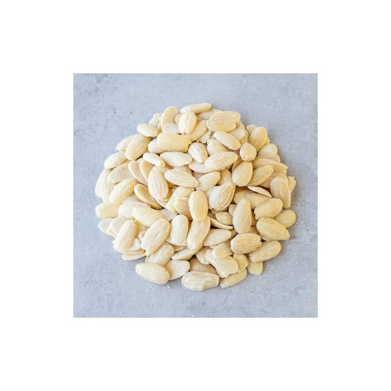 US Snacks Raw Blanched Almonds - Perfect for Baking &