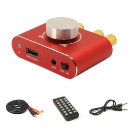 X15H 15W Stereo Amplifier Board 12/24V Speaker Audio Amplifier BT 3.5mm AUX USB U-disk Input Amplification Module Support Sinilink APP and Remote Controller Control