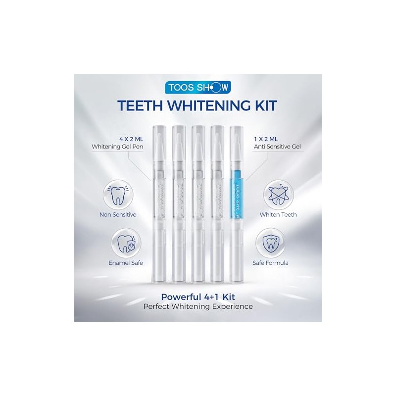 【Kit de blanqueamiento dental】: Consiga una sonrisa más brillante con