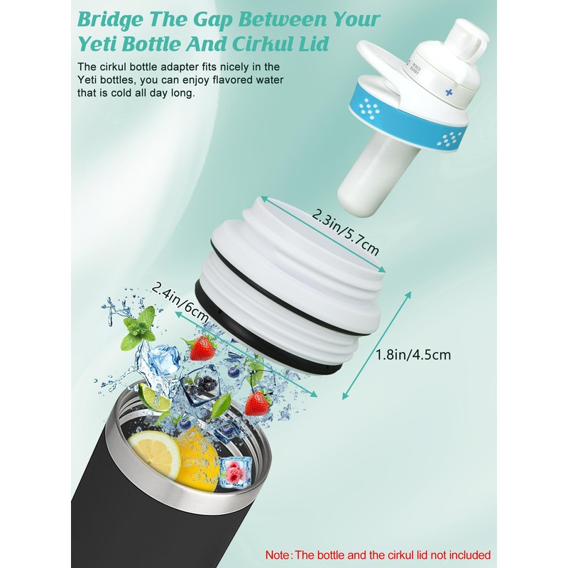YOUSHARES Bottle Adapter Compatible with Yeti to Circul, Suitable for