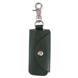 leathertone 4LT0027 Tochigi Leather Key Case, Popular Genuine Leather, Men's Key Case, Stylish, Practical, Gift, Unisex, Made in Japan, green