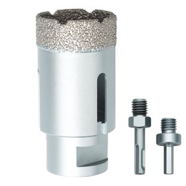 NIBBLAX 3/4" Diamond Drill Bits for Ceramic, 19mm Tile Drill Bits Ceramic Diamond Hole Saw for Glass Porcelain Tile Marble Granite Dry Drilling