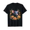 Adorable Piglet in Wildflower Field Graphic T-Shirt