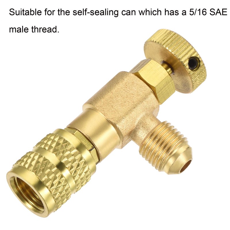 sourcing map Charging Valve Safety Valve Quick Coupling Air Conditioning