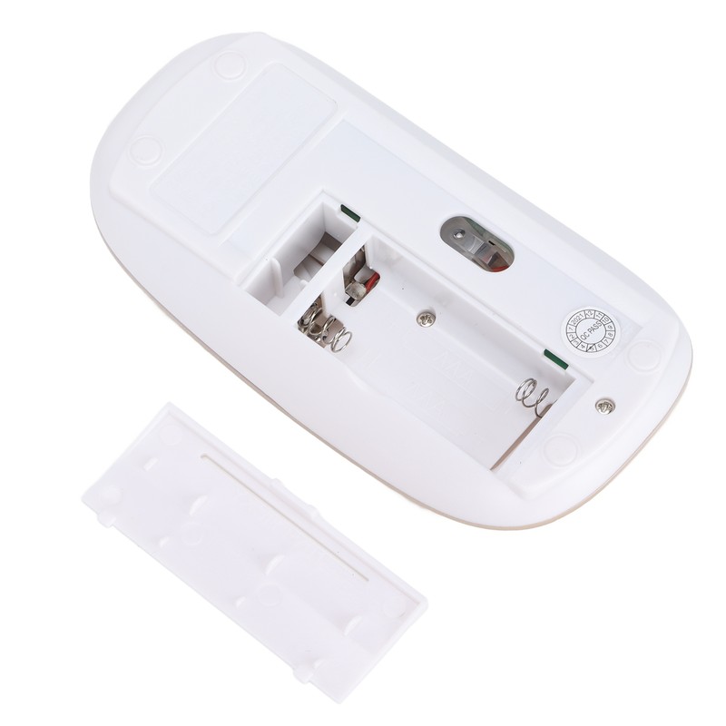 Keyboard Mouse Combo Wireless 2.4G USB Ultraslim Portable Ergonomic Wearproof