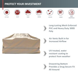 Formosa Covers | Premium Tight Weave BBQ Island Grill All Weather Protection Covers up to 88"