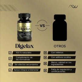 Digelax NutriNova Probióticos y Prebióticos con Enzimas Digestivas Cápsulas