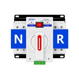 Dual Power Automatic Transfer Switch，ATS 2P 63A 110V 50/60Hz,Changeover Switch for Generator (CB-2P 63A 110V)