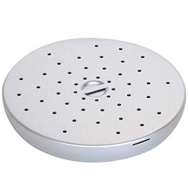 Hokuriku Aluminum Steam Plate 19 Silver 7.5 inches (19 cm)