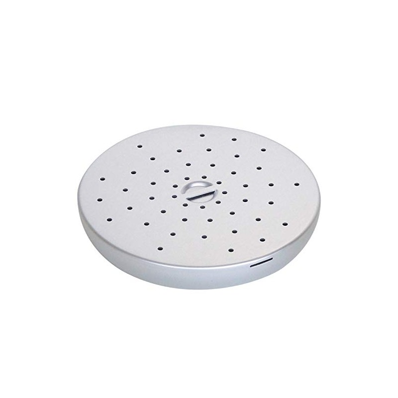 Hokuriku Aluminum Steam Plate 19 Silver 7.5 inches (19 cm)