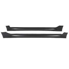 KUAFU Side Skirts Extension Compatible with 2006-2011 Honda Civic 4 Door Sedan Side Skirts Splitter Molding Rocker Panels Guard Body Kit Black Plastic
