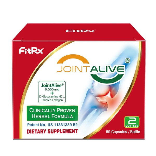FitRx JointAlive Joint Support Supplements for Women & Men, Glucosamine