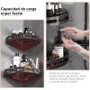 MARZSEFLO 2 Piezas Estante Para Baño Esquinero Regadera Cocina