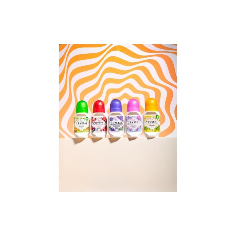 Crystal Essence Roll-On Deodorants, Púrpura