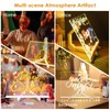 LED Note Board with Stand and 7 Colours, Luminous Message