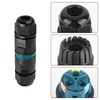 IP68 Waterproof Cable Connector 3-Pin Earth Cable Connection Sleeve for