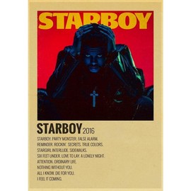 The Weeknd - Starboy - Size (Inch): 12x16 inches