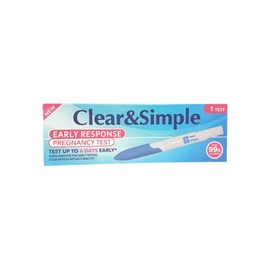 Clear And Simple 6 Days Early Ultra Sensitive Pregnany Test Stick