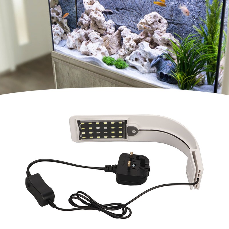 Clip On Aquarium Light 24 Light Beads Mini LED Aquarium