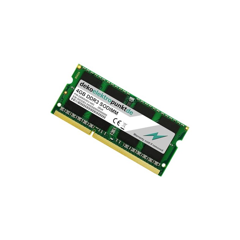 decoelectrodot RAM Memory DDR3 PC3 SODIMM Memory Upgrade for Microstar