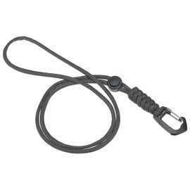 PATIKIL Chapa Cordón 18.8" Collar Llavero Cable Metal Cierre Gancho Anillo Correa para Llaves Silbato ID Tarjeta Chapa Soporte Gris