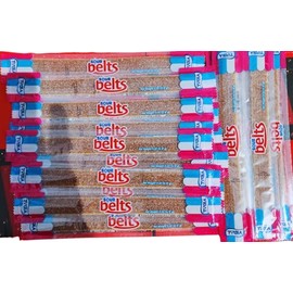 Cola Sour Belts | 20 pack | Sour Candy | Individually Wrapped Gummy Belts