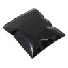 PABCK 100 Pieces Black Reclosable Zip Bags 5.1mil Thickness Poly