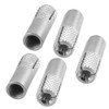 Sourcingmap 28mm Long Metal M8 Threaded Expansion Bolt Sleeve Anchors