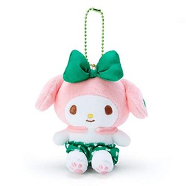 Sanrio My Melody Pressed Color Mascot Holder (Tokimeki Sushi Goods) Green
