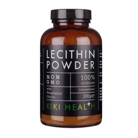 KIKI Health Non-Gmo Lecithin Powder Food Supplement | Embrace Culinary Excellence & Nutritional Support | Elevate Your Recipes with Versatile Soy-Based Emulsifier | Thickener Perfect for Vegan - 200g