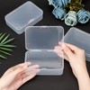 SUPERFINDINGS 4 Pack 12.5 x 8.5 x 4.5 cm Clear