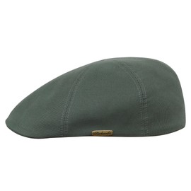 Sterkowski Rusty Hat | 100% Combed Cotton Flat Cap for Men and Women | Slightly Airy Peaked Cap, gray