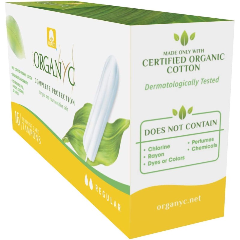 Organ(y)c 100% Certified Organic Cotton Tampons for Normal Days -