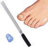 IDOU Toenail Files for Thick Nails, Stainless Steel, 4 Sides,