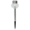 Glowster Solar Lawn Light LED Atmosphere Flower Light Stainless Steel