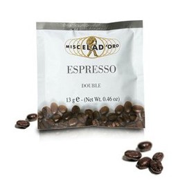 Miscela D'Oro Espresso Double (Regular) - 100 Espresso Pods