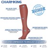 CHARMKING Compression Socks for Women and Men Circulation (4 Pairs)