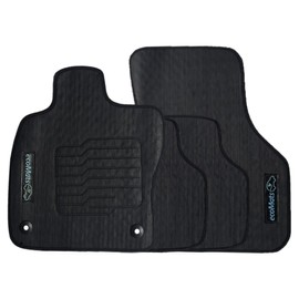 ecoMats All Weather Floor Mats Custom Fit for 2019 to 2025 Volkswagen Jetta with Safety Locks, Front and Rear Set, Odorless