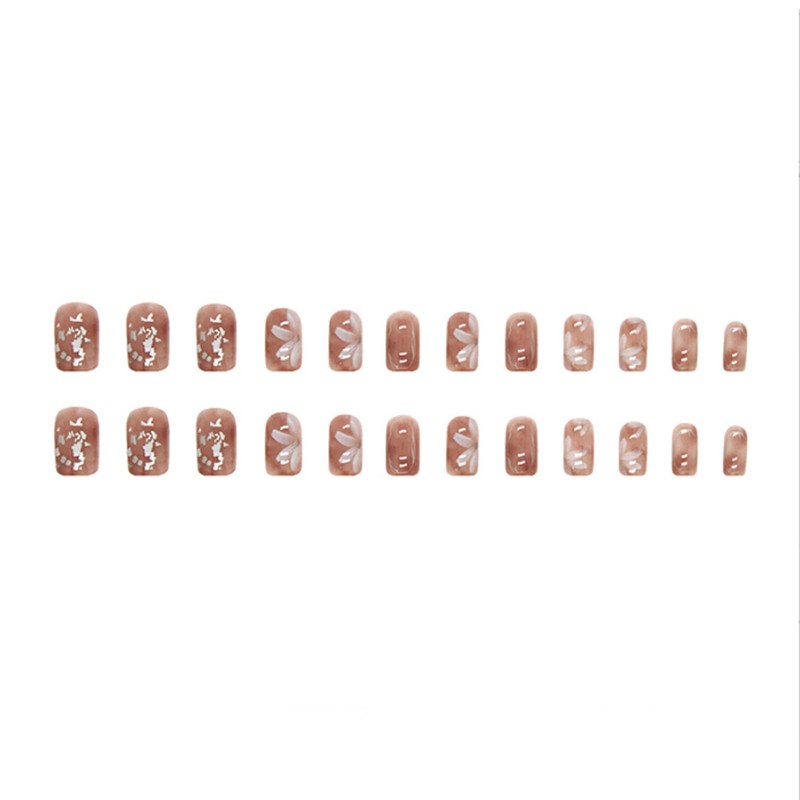 HAPVITAL 24 Pcs Popular Nail Tip, Nail Tip, Handmade Nail