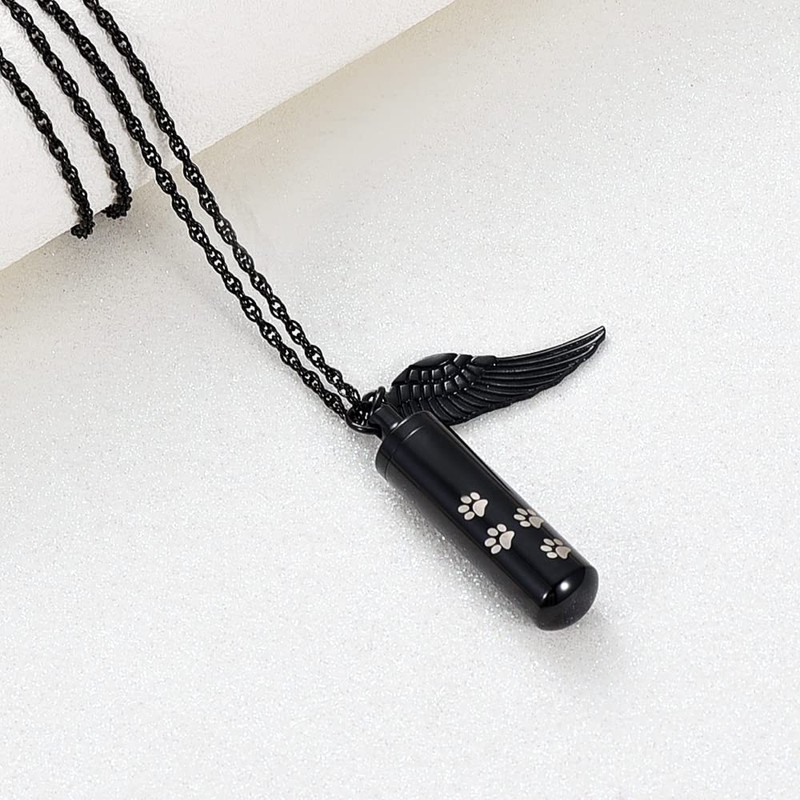 Ashes Pendant, Double Layer Waterproof, Includes Bone Kit, Memorial Pendant,