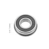 sourcing map Flange Ball Bearing Chrome ABEC-3 Bearing FR8-2RS 2Qty