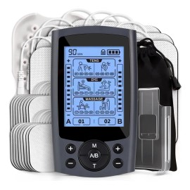 Electroestimulador Tens/ems De Pulso Recargable 60 Modos