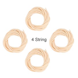 Ukulele Bass Strings,4 PCS Ukulele Bass Strings Set 5mm 4mm 3mm 2.5mm Playing Accessories