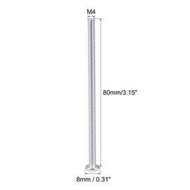 TOP-VIGOR 20Pcs Cross Pan Head Machine Screws, M4x80mm Phillips Round Head Screws Bolts for Machinery, Furniture, Car, Motorcycle Repair, Electronic Products, Ship Assembly, and DIY