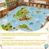 7.6x12 ft Large World Map Classroom Rug Travel Maps Educational