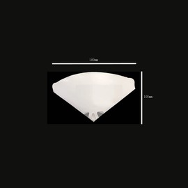 100 Pieces Paint Filter Paint Strainer Cone Paint Filter 100 Micron Paint Strainer Paper Cone Paint Filter Paper Paint Strainer Cone Paint Filter Screen with Fine Nylon Mesh, White