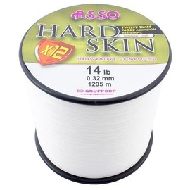 Asso Hard Skin Co-Polymer Fishing Line, 4 oz Spool, 25 lb Breaking Strength